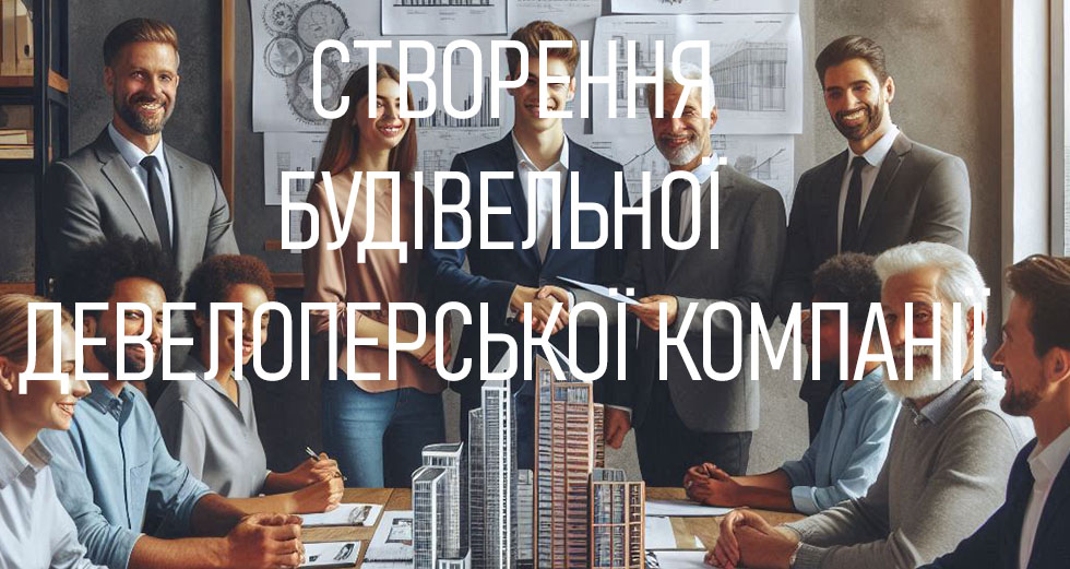 Створення будівельної девелоперської компанії.