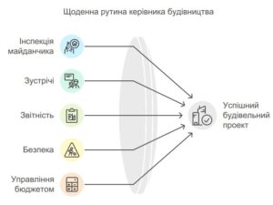 Звичайний робочий день Керівника будівництва