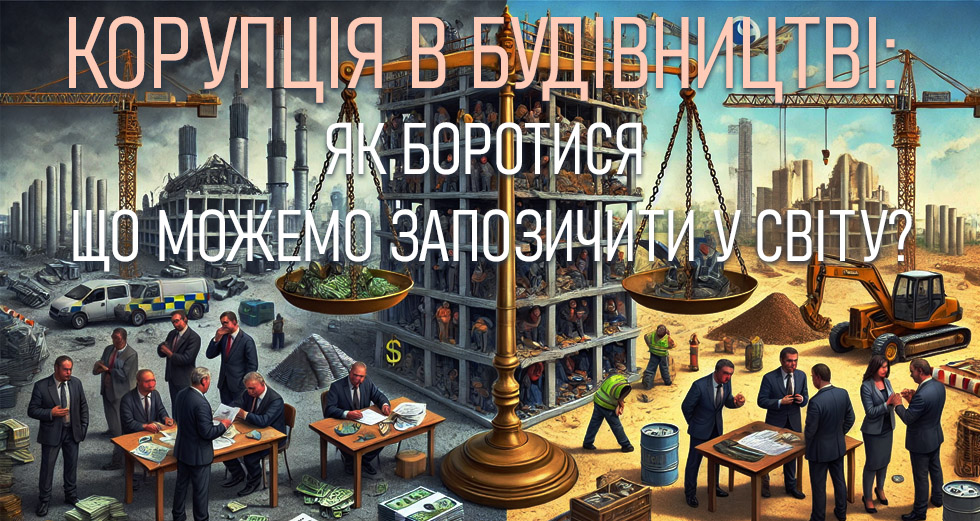 Корупція в будівництві: як боротися та що можемо запозичити у світу?