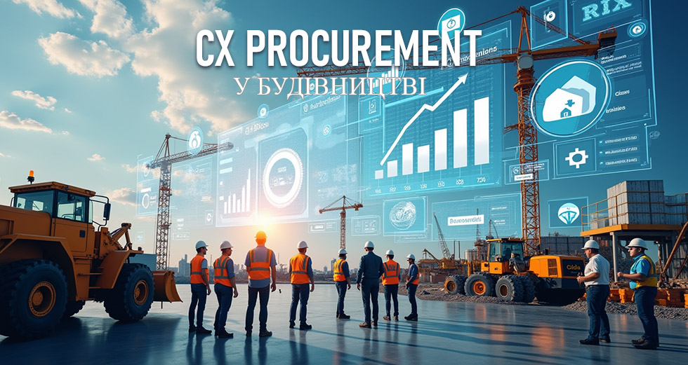 CX Procurement у будівництві: як покращений досвід закупівель формує успіх проєкту