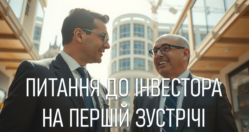 Питання до інвестора на першій зустрічі