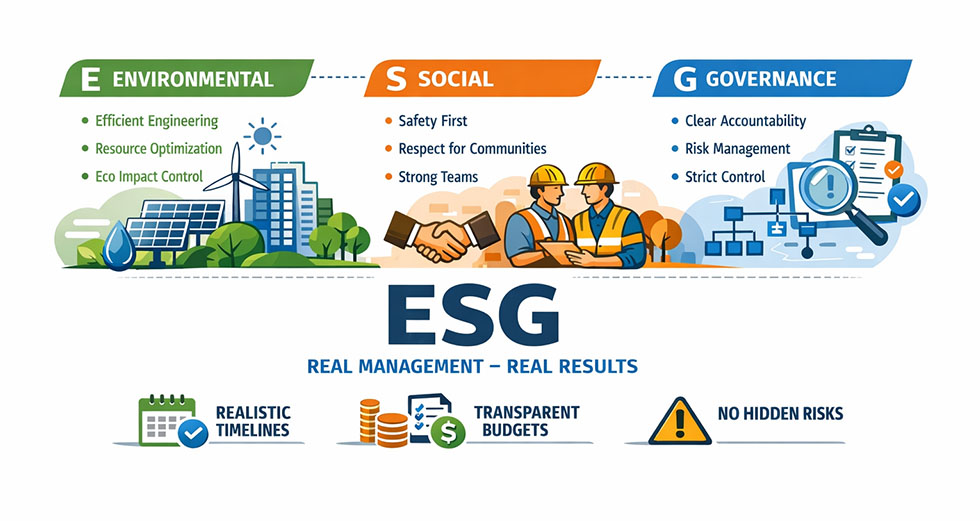 ESG у будівництві та девелопменті: мій практичний підхід як керівника проєктів