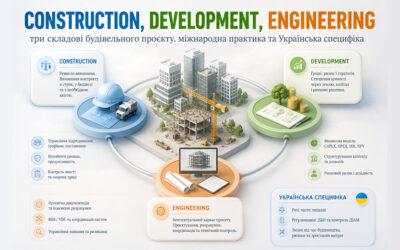 Construction, Development, Engineering: три складові будівельного проєкту